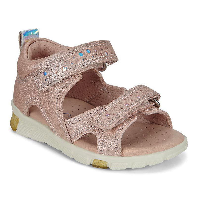 Sandalias Ecco Mini Stride Para Niños,Rosas,465923-GOD